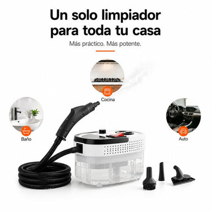 Limpiador a Vapor Portátil 2500W PRO™ | Adiós grasa pegada al instante
